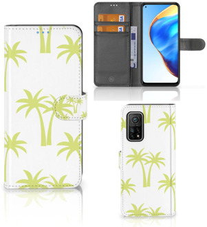 B2Ctelecom Magnet Case Xiaomi Mi 10T Pro | Mi 10T Telefoonhoesje Palmtrees