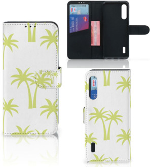 B2Ctelecom Magnet Case Xiaomi Mi A3 Telefoonhoesje Palmtrees