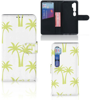 B2Ctelecom Magnet Case Xiaomi Mi Note 10 Pro Telefoonhoesje Palmtrees