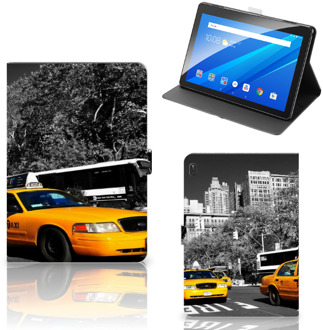 B2Ctelecom Mapje Lenovo Tab E10 Hoes met Standaard New York City