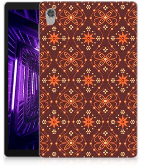 B2Ctelecom Mapje Lenovo Tab M10 HD (2de generatie) Hoesje Batik Brown met doorzichte zijkanten