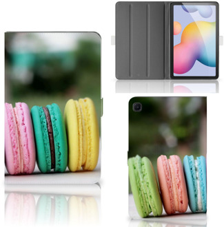 B2Ctelecom Mapje Samsung Galaxy Tab S6 Lite Hoes met Magneetsluiting Macarons