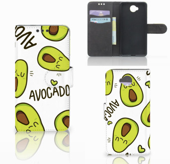 B2Ctelecom Microsoft Lumia 650 Uniek Wallet Book Case Hoesje Avocado Singing