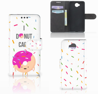 B2Ctelecom Microsoft Lumia 650 Uniek Wallet Book Case Hoesje Donut