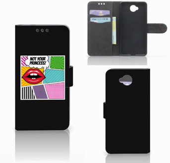 B2Ctelecom Microsoft Lumia 650 Uniek Wallet Book Case Hoesje Popart Princess