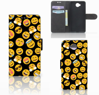 B2Ctelecom Microsoft Lumia 650 Wallet Book Case Hoesje Design Emoji