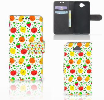 B2Ctelecom Microsoft Lumia 650 Wallet Book Case Hoesje Design Fruits