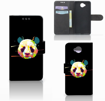 B2Ctelecom Microsoft Lumia 650 Wallet Book Case Hoesje Design Panda Color