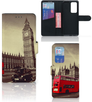 B2Ctelecom Mobiel Bookcase Huawei P40 Pro Smartphone Hoesje Londen