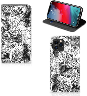 B2Ctelecom Mobiel BookCase iPhone 11 Pro Skulls Angel