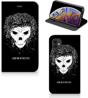 B2Ctelecom Mobiel BookCase iPhone 11 Skull Hair