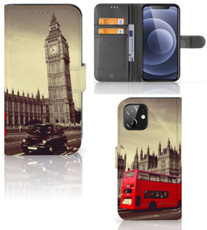 B2Ctelecom Mobiel Bookcase iPhone 12 | 12 Pro (6.1") Smartphone Hoesje Londen