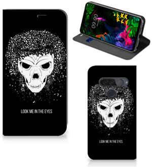 B2Ctelecom Mobiel BookCase LG G8s Thinq Skull Hair