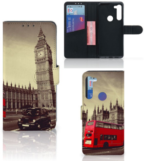 B2Ctelecom Mobiel Bookcase Motorola G8 Power Smartphone Hoesje Londen