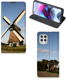 B2Ctelecom Mobiel Bookcase Motorola Moto G100 Smart Cover Molen