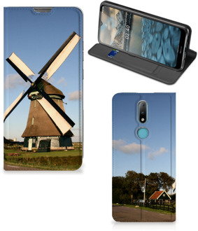 B2Ctelecom Mobiel Bookcase Nokia 2.4 Smart Cover Molen