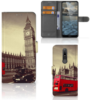 B2Ctelecom Mobiel Bookcase Nokia 2.4 Smartphone Hoesje Londen