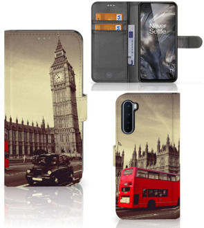 B2Ctelecom Mobiel Bookcase OnePlus Nord Smartphone Hoesje Londen