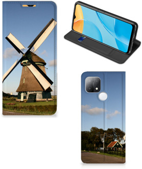 B2Ctelecom Mobiel Bookcase OPPO A15 Smart Cover Molen