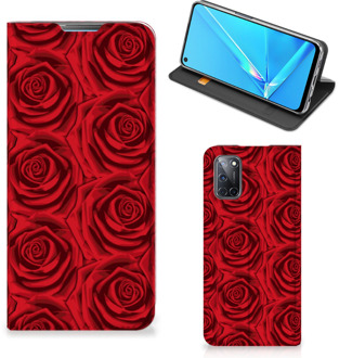 B2Ctelecom Mobiel Bookcase OPPO A52 | A72 Smart Cover Red Roses