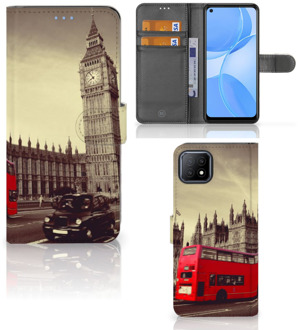 B2Ctelecom Mobiel Bookcase OPPO A73 5G Smartphone Hoesje Londen