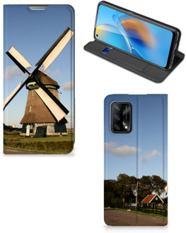 B2Ctelecom Mobiel Bookcase OPPO A74 4G Smart Cover Molen