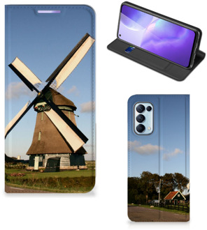 B2Ctelecom Mobiel Bookcase OPPO Find X3 Lite Smart Cover Molen