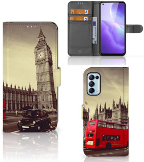 B2Ctelecom Mobiel Bookcase OPPO Find X3 Lite Smartphone Hoesje Londen