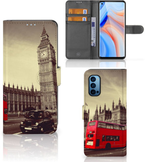 B2Ctelecom Mobiel Bookcase OPPO Reno 4 Pro 5G Smartphone Hoesje Londen