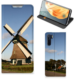 B2Ctelecom Mobiel Bookcase OPPO Reno3 | A91 Smart Cover Molen