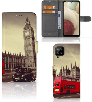 B2Ctelecom Mobiel Bookcase Samsung Galaxy A12 Smartphone Hoesje Londen