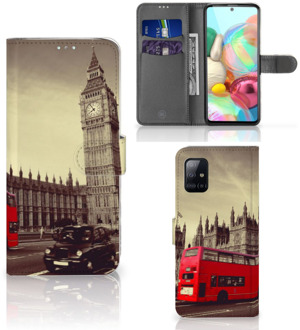 B2Ctelecom Mobiel Bookcase Samsung Galaxy A71 Smartphone Hoesje Londen