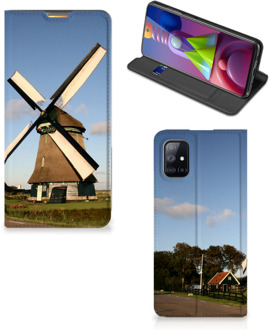 B2Ctelecom Mobiel Bookcase Samsung Galaxy M51 Smart Cover Molen