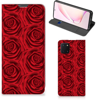 B2Ctelecom Mobiel Bookcase Samsung Galaxy Note 10 Lite Smart Cover Red Roses