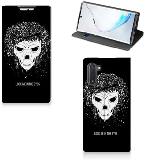 B2Ctelecom Mobiel BookCase Samsung Galaxy Note 10 Skull Hair