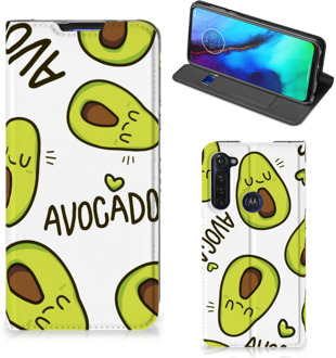 B2Ctelecom Mobiel Bookcase Valentijn Cadeautje Haar Motorola Moto G Pro Smart Cover Hoesje Avocado Singing