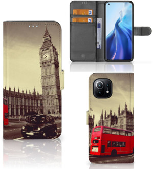 B2Ctelecom Mobiel Bookcase Xiaomi Mi 11 Smartphone Hoesje Londen