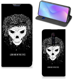 B2Ctelecom Mobiel BookCase Xiaomi Mi 9T Pro Skull Hair