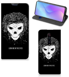 B2Ctelecom Mobiel BookCase Xiaomi Redmi K20 Pro Skull Hair