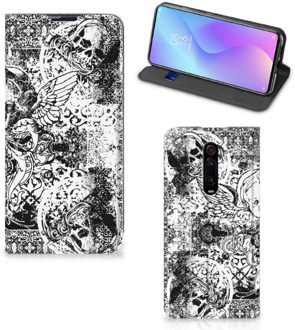 B2Ctelecom Mobiel BookCase Xiaomi Redmi K20 Pro Skulls Angel