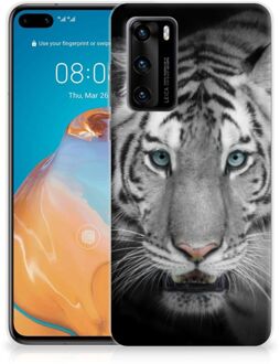 B2Ctelecom Mobiel Case Huawei P40 GSM Hoesje Tijger