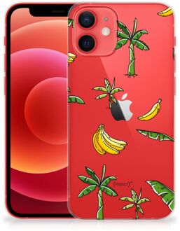 B2Ctelecom Mobiel Case iPhone 12 Mini GSM Hoesje Banana Tree