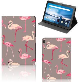 B2Ctelecom Mobiel Case Lenovo Tablet M10 Cover met Standaard Flamingo