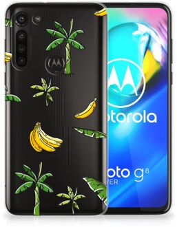 B2Ctelecom Mobiel Case Motorola Moto G8 Power GSM Hoesje Banana Tree