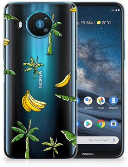 B2Ctelecom Mobiel Case Nokia 8.3 GSM Hoesje Banana Tree