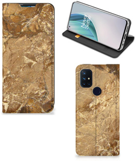 B2Ctelecom Mobiel Case OnePlus Nord N10 5G Telefoonhoesje Marmer