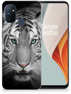 B2Ctelecom Mobiel Case OnePlus Nord N100 GSM Hoesje Tijger