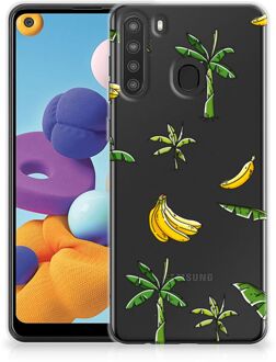 B2Ctelecom Mobiel Case Samsung Galaxy A21 GSM Hoesje Banana Tree