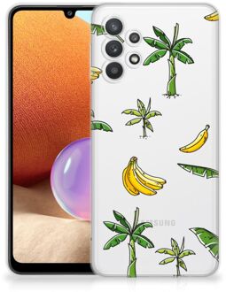 B2Ctelecom Mobiel Case Samsung Galaxy A32 4G GSM Hoesje Banana Tree