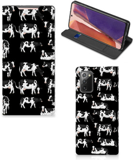 B2Ctelecom Mobiel Case Samsung Galaxy Note20 Telefoon Hoesje Design Koetjes